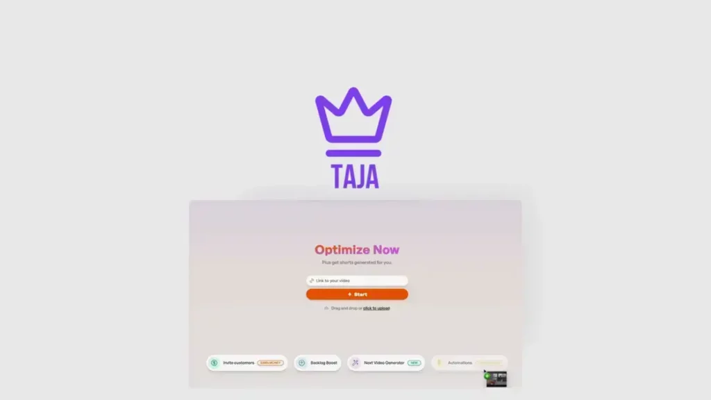 Taja - Create, Optimize, and Publish Short-Form Videos Seamlessly