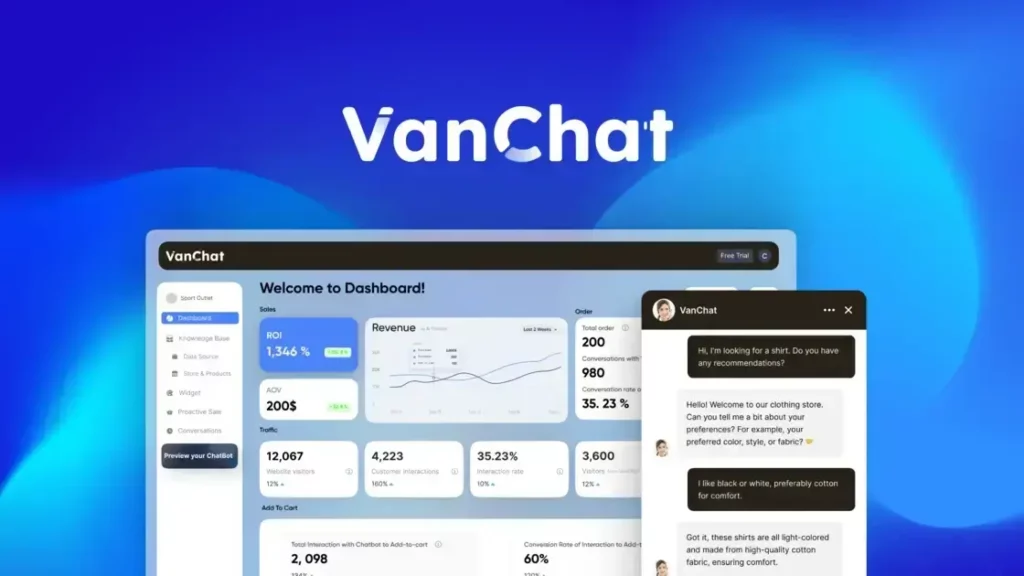 VanChat AI - Revolutionize Shopify Sales with AI | Best AI ChatBot