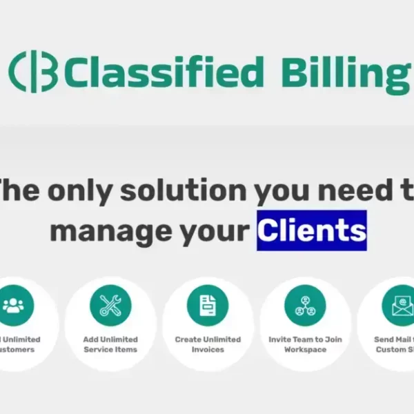 Classified Billing - Professional Invoicing Made Easy | Lifetime Deal