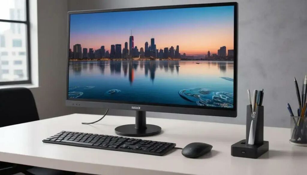 Experience Efficiency with the AOC E1659FWU Portable Monitor
