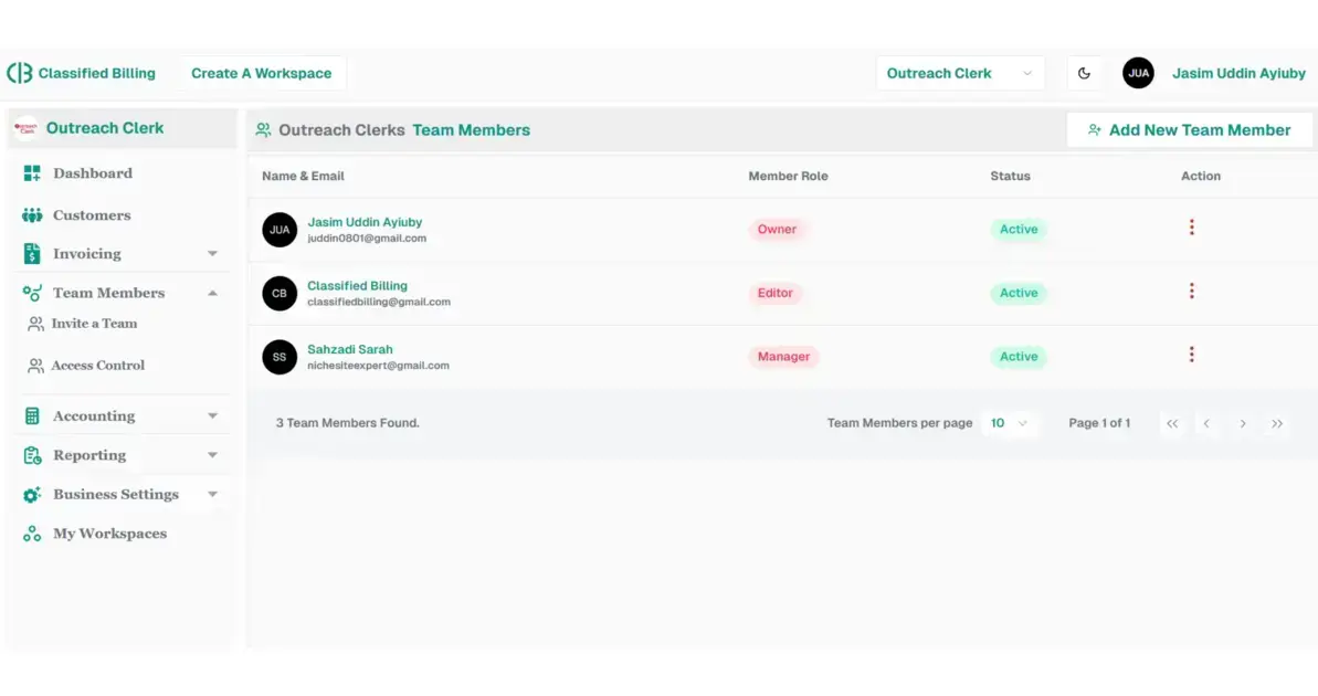 Manage unlimited clients and services with ease