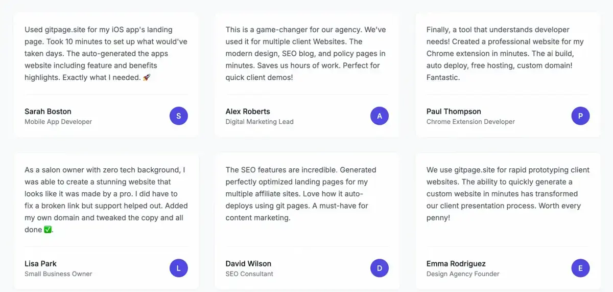 Empower your online presence with GitPage AI