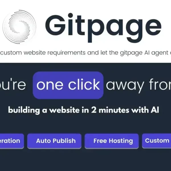 GitPage AI - Launch Websites Instantly with No-Code Solution