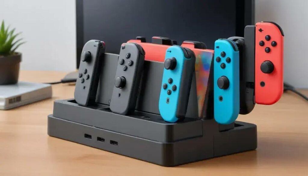 Revolutionary 4-in-1 Charging Dock for Nintendo Switch Joy-Cons