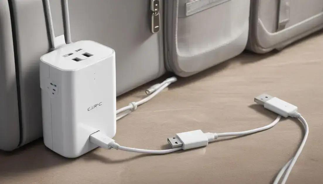 Travel-ready USB-C Charger Benefits